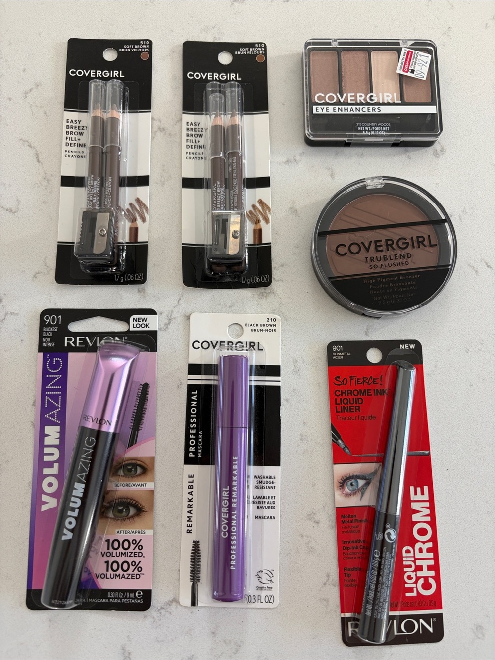 COVERGIRL and REVLON Eye & Brow Makeup Set